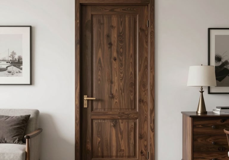 Minimalist golden tile icon on a white background with soft shadow.