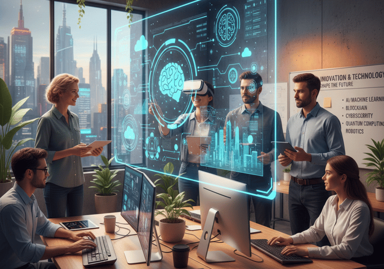 colaboradores analisando dados de um monitor