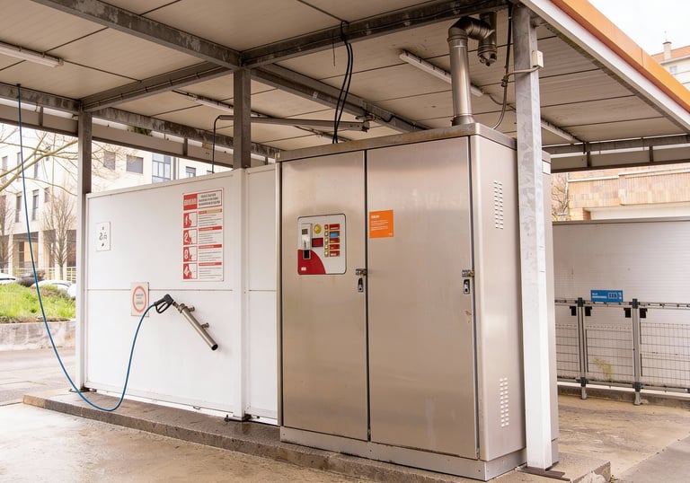 Estación de lavado de vehículos de alta presión