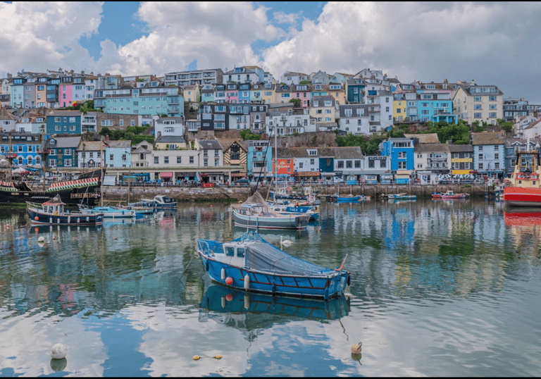 The stunning Brixham Harbour