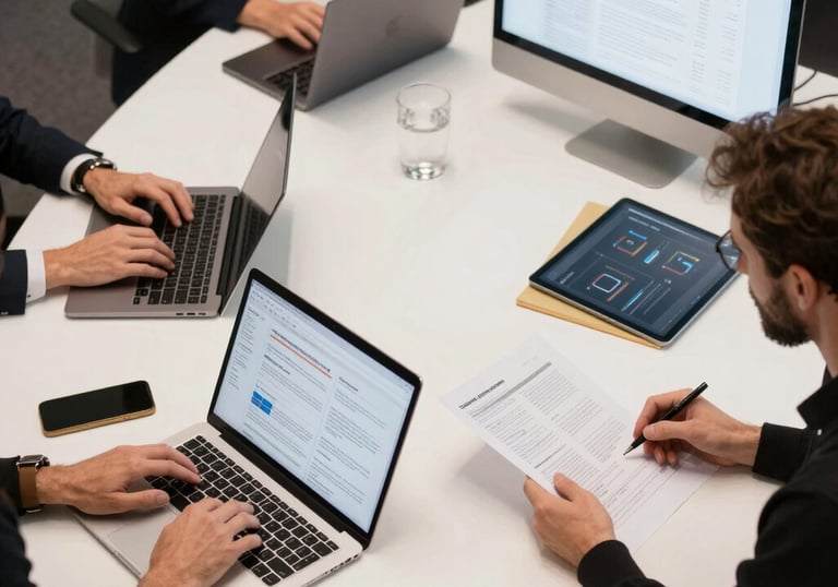Close-up of a laptop screen showing a successful Google Ads campaign dashboard.