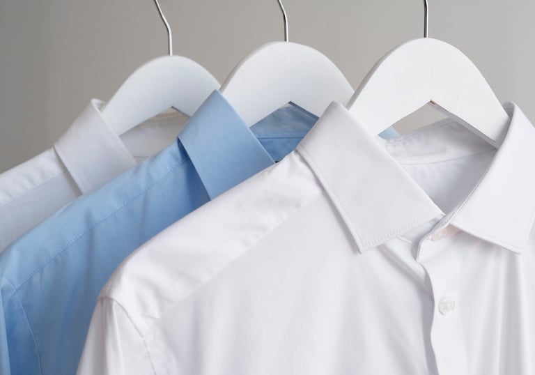 chemise homme luxe bleu blanc