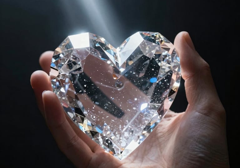 Soft pastel-colored energy waves flowing gently over smooth stones.