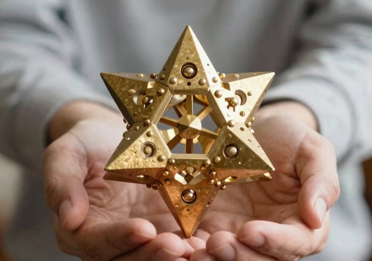 A serene crystal cluster glowing softly with aquamarine light in a natural setting.