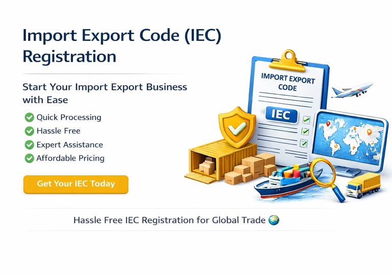 Import Export Code IEC registration assistance