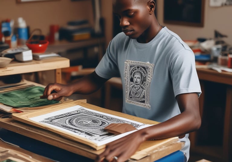 A focused instructor guiding a small group through a hands-on training session.