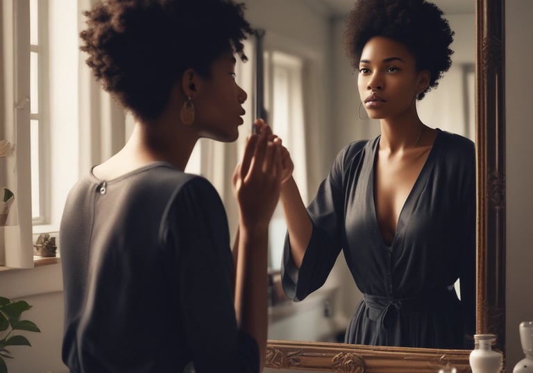 A warm, inviting photo of a coaching session in progress with a client and coach.