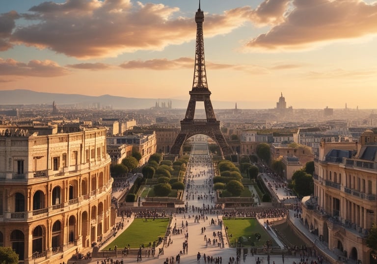 Colorful world map highlighting popular travel destinations.