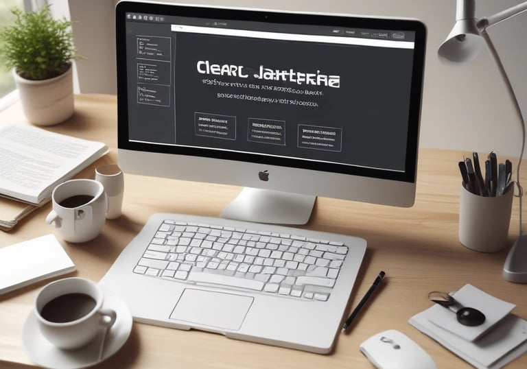 A team collaborating around a table with sketches and laptops.