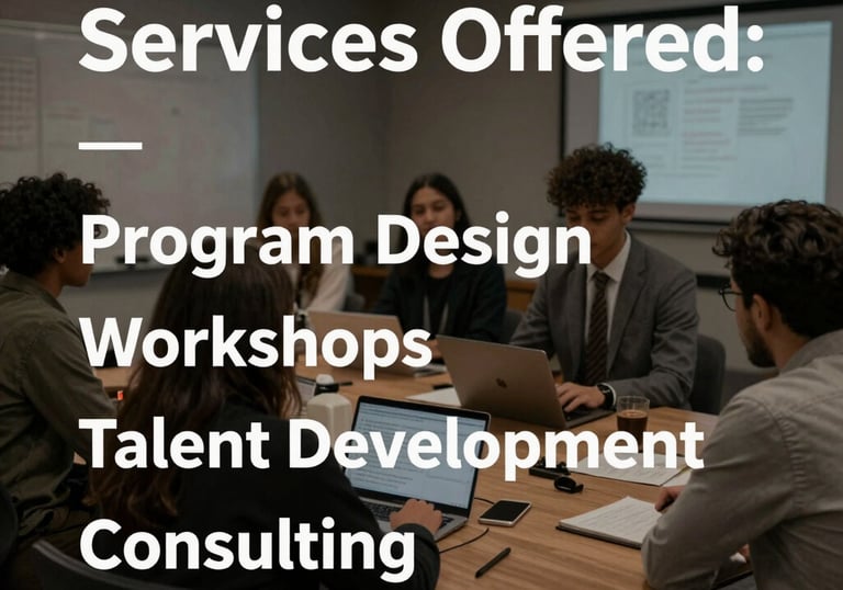 A group of educators collaborating around a table with laptops and notes.