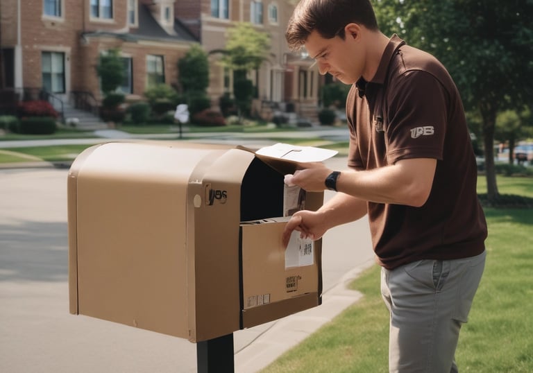 Customer service representative carefully inspecting an engraved necklace.
