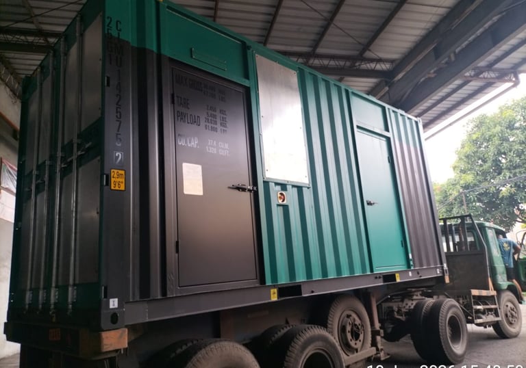 Genset Containarized Silent 1250 KVA