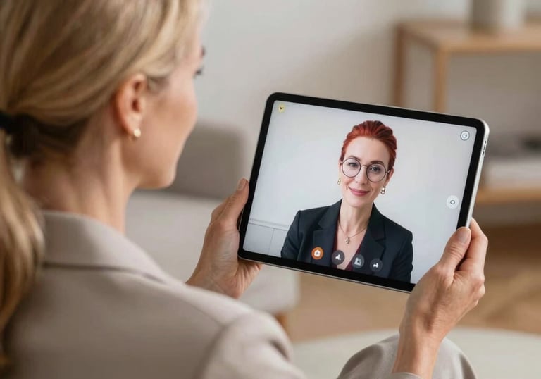 a man riding a skateboard down a street next to tall buildings