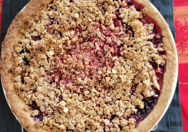 Crumble Bums bumbleberry crumble