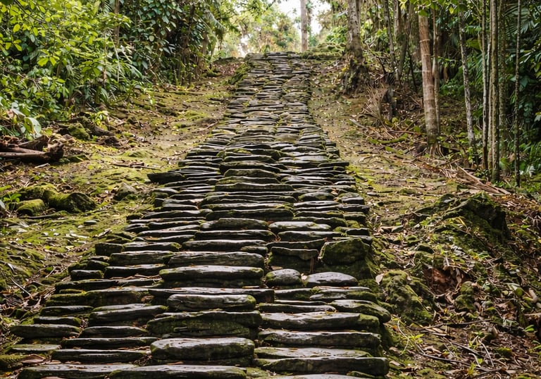 La entrada principal de la ciudad perdida 