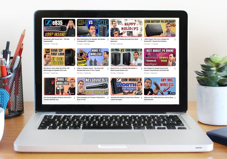 Sonic Spectrum Music Gear Review Videos