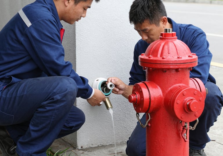 a man riding a skateboard down a street next to tall buildings