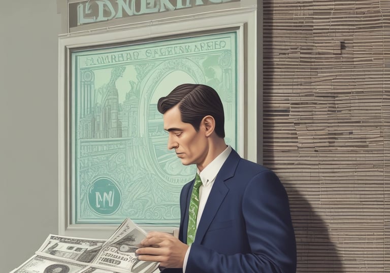 Photo of a consultant advising a business team on crypto lending strategies.