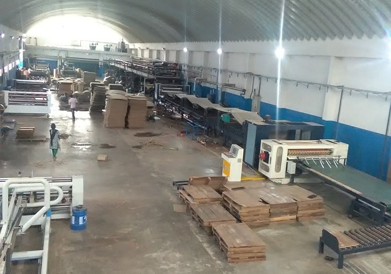 Factory by self support roof