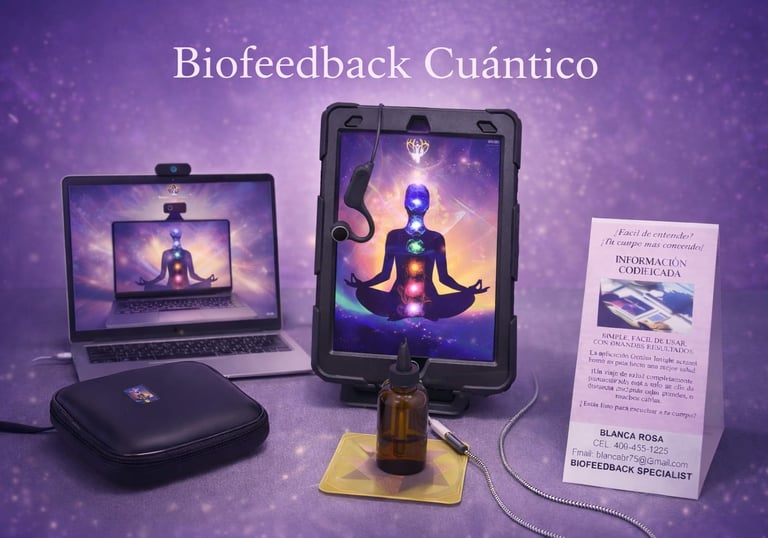 equipo de biofeedback cuántico para análisis energético y armonizacion integral
