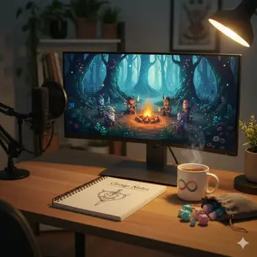 Virtual therapeutic gaming group for neurodivergent adults using D&D for social connection