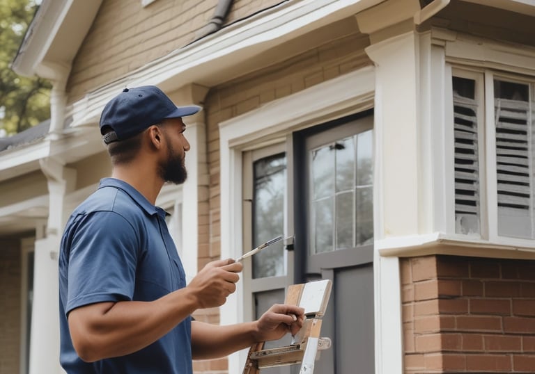 A brick building with a large sign reading 'WRF & S N Plumbing & Heating' on the front facade. There are advertisements for Goulds Pumps, water conditioners, and supplies on the wall. The storefront features large glass windows displaying plumbing-related items. The door on the left is labeled '15 N Main' and there is a sign indicating propane cylinder refills.