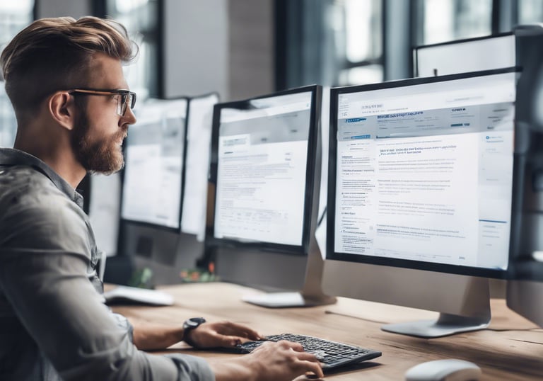 a close up of a computer screen with a blurry background