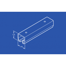 roller track for spray booth curtain