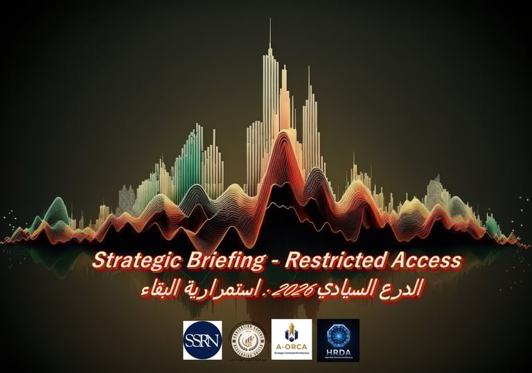 اللواء أيمن سيد الأهل يقدم الدرع السيادي 2026 استمرارية البقاء HRDA framework