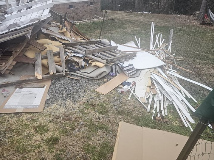 pile of debris