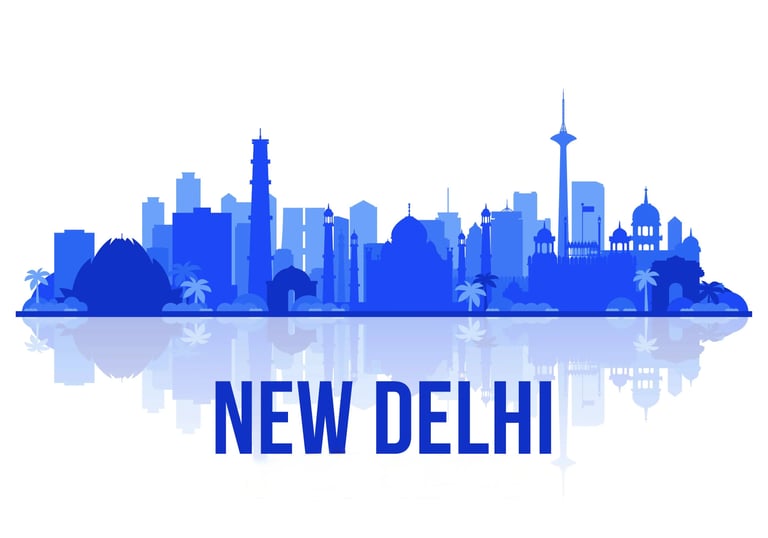 Delhi City Illustration
