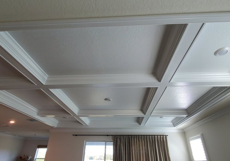 coffered ceiling
