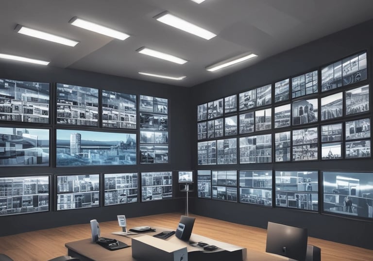 Security surveillance monitoring