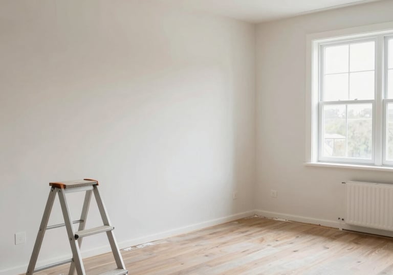 a man riding a skateboard down a street next to tall buildings