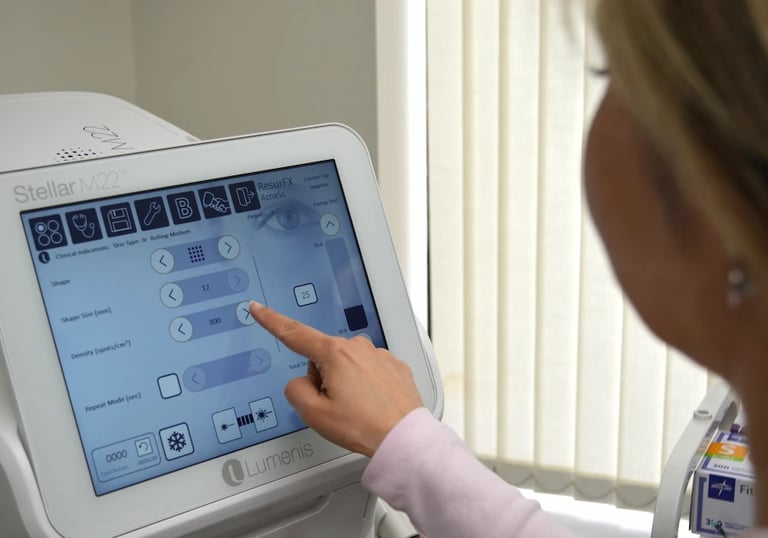 Advanced IPL machine at Ariana Esthetic Edmonton
