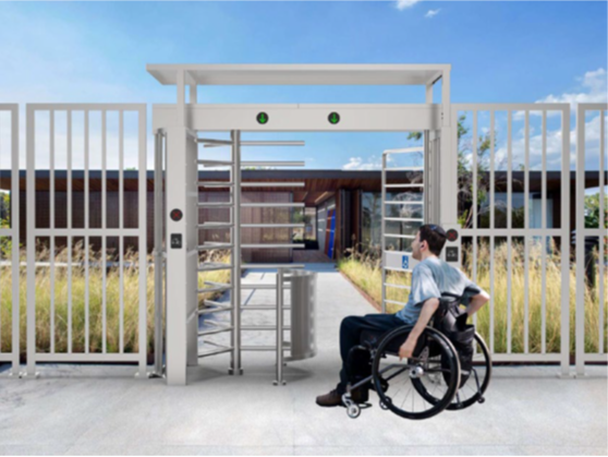 TORNO CON PUERTA PARA SILLA DE RUEDAS