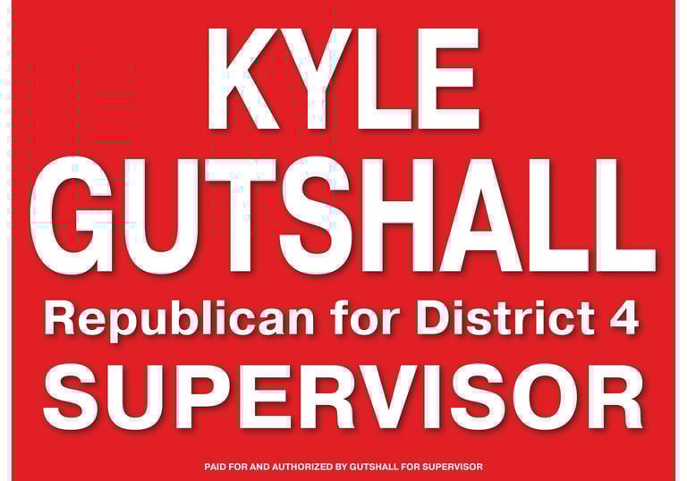 Kyle Gutshall's Supervisor Campaign Logo