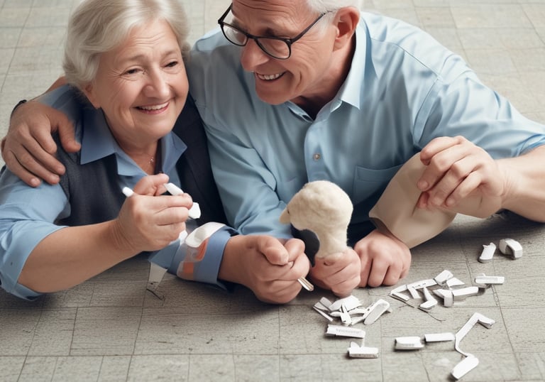 A person is sitting at a desk in front of a computer monitor displaying a financial website. The room is softly lit with natural light coming in from a nearby window. A desk lamp and a plant add to the aesthetic of the workspace. The person is holding a smartphone to their ear, appearing to be in a call.