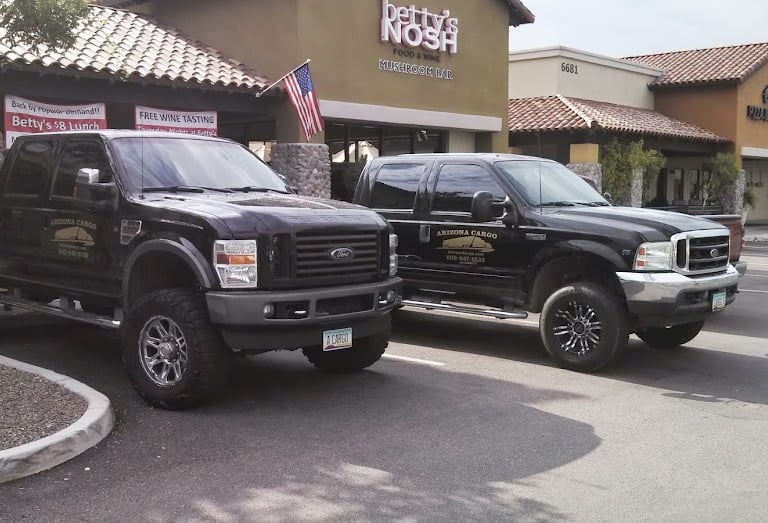 Arizona Cargo and Phoenix Freight trucks