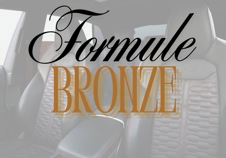formule bronze nettoyage auto à domicile