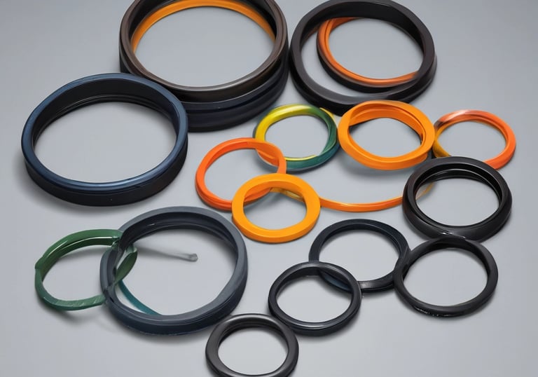 Two workers are engaged in maintenance work on a street, using a specialized vehicle equipped with a hose and large equipment. One worker is handling tools near an open manhole, while the other operates machinery on the vehicle.