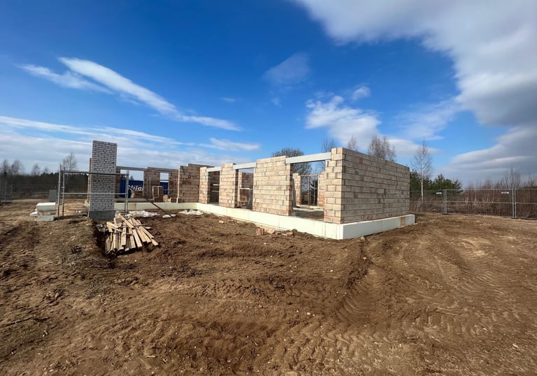 gyvenamųjų namų statyba