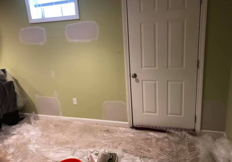drywall repair on wall in longmeadow ma