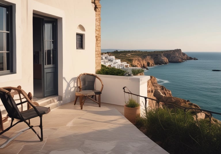 A person wearing protective clothing, a face mask, and gloves is cleaning a white cushioned furniture piece using a vacuum cleaner. The setting appears to be indoors with bright natural light streaming in through large windows. A green potted plant is placed next to a white sofa, adding a touch of nature to the clean and tidy environment.