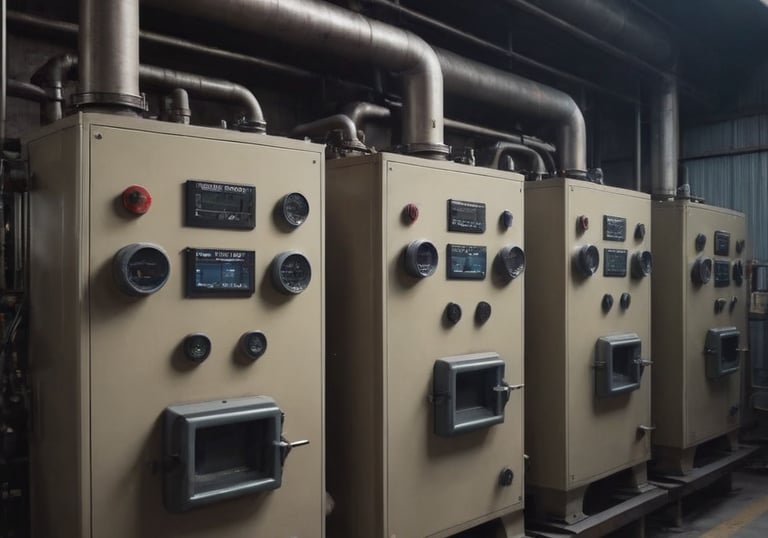 Smart industrial automation with sensors, data processing, and connectivity.