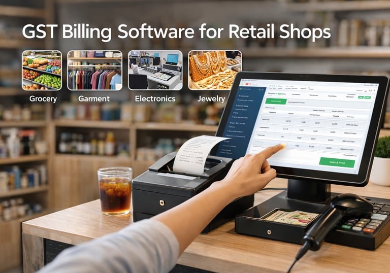 GST billing software for Indian shops and retailers