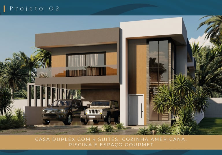 Projeto 2 com 4 quartos