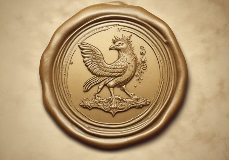 A close-up of a certificate of recognition.