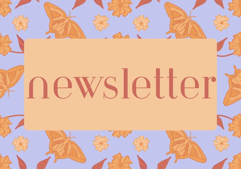 newsletter sign up link for anyone wanting to follow Designs by KLM