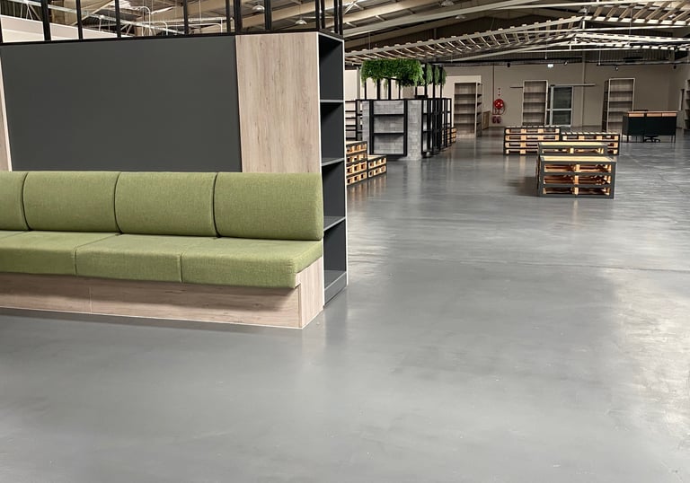 Tswanacrete Botswana industrial flooring solutions for warehouses using durable epoxy and polyurethane coatings